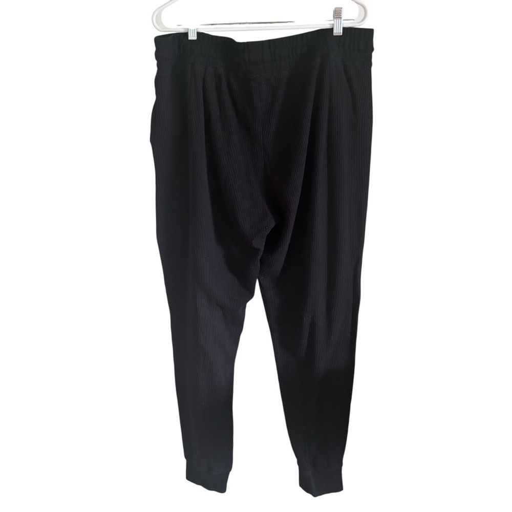ZYIA Black Ribbed Joggers 4XL EUC - Picture 4 of 5